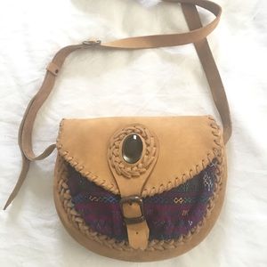 Suede Crossbody Bag